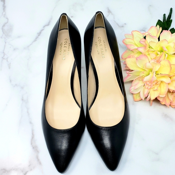 Cole Haan Shoes - COLE HAAN Juliana Black Leather Pumps